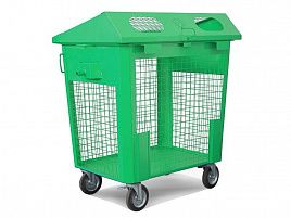 Мусорный контейнер 0,8 м3 зеленый